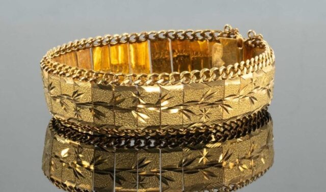 Yellow Metal Bracelet