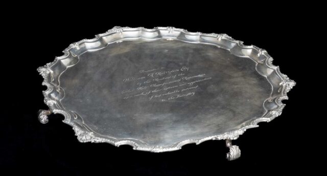 Silver Presentation Salver