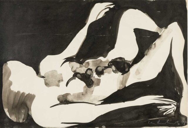 Ceri Richards fallen figure
