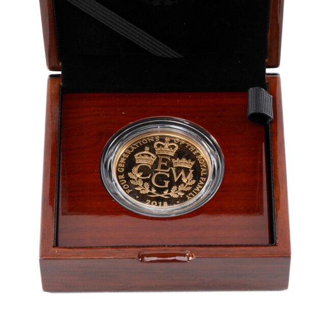 13 Four Generations of Royalty Gold Coin SOLD 2300