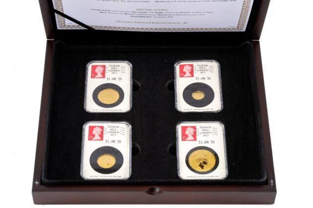 5 Gold Britannia Datestamp Coin Set SOLD 3500