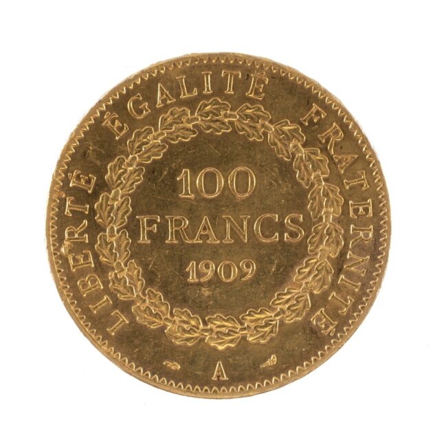 France Third Republic 100 Francs Gold Coin