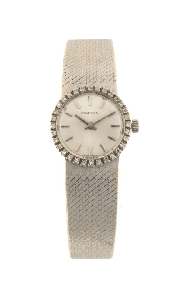 18CT Gold Diamond Bracelet Watch