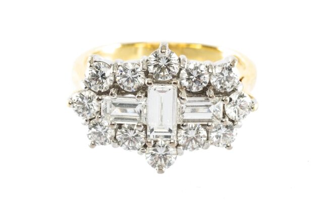 Diamond Cluster Ring SOLD 1700