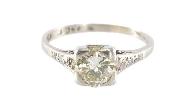 Diamond Solitaire Ring SOLD 1100