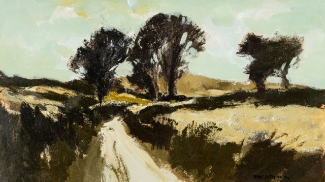 Donald Mc Intyre Acrylic Anglesey Lane SOLD 1600