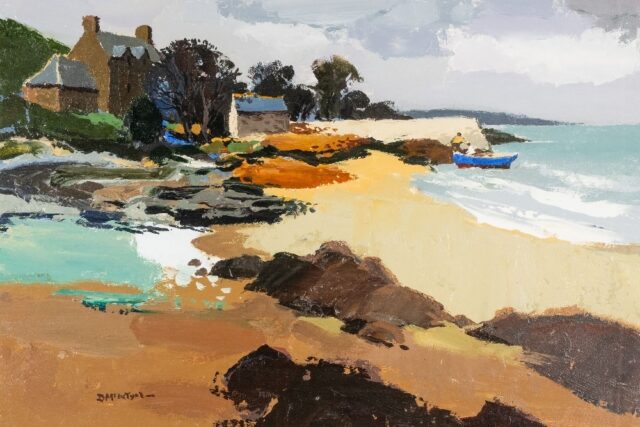 Donald Mc Intyre Acrylic Brighouse Bay No 2 SOLD 5500