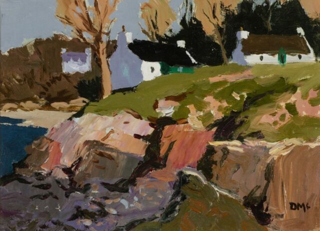 Donald Mc Intyre Acrylic Portincaple No 2 SOLD 2600