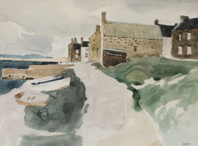 Donald Mc Intyre Watercolour Findhorn SOLD 1000