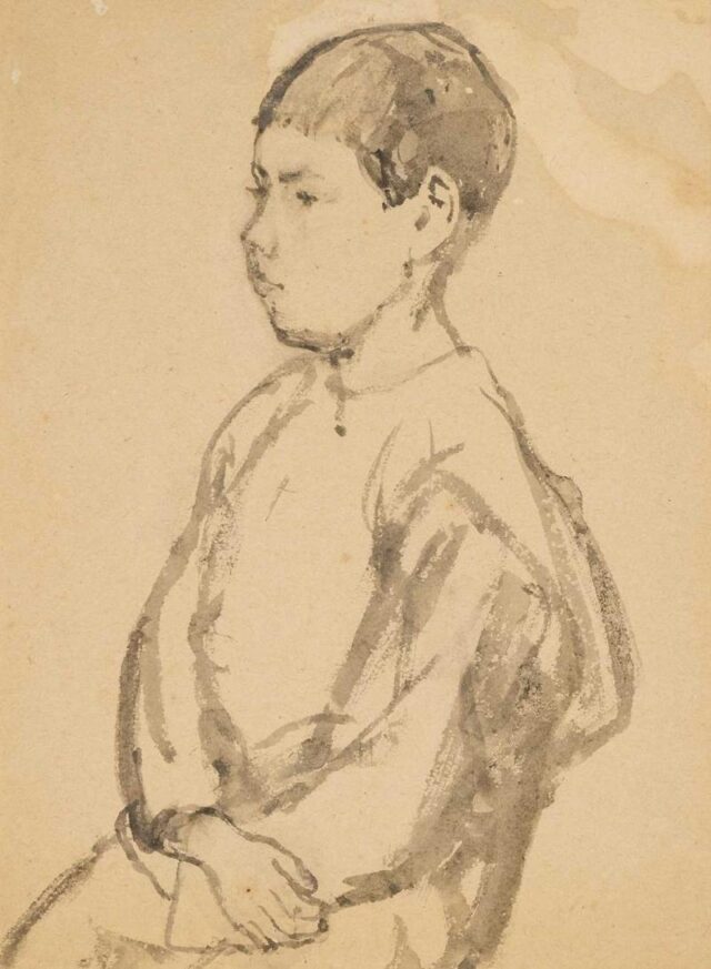 Gwen John Seated Boy