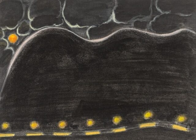 Night Landscape by Ernest Zobole offered at Rogers Jones Welsh art auction