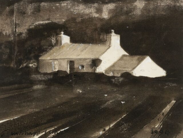 John Knapp Fisher Mixed Media The Watch Cottage SOLD 2100