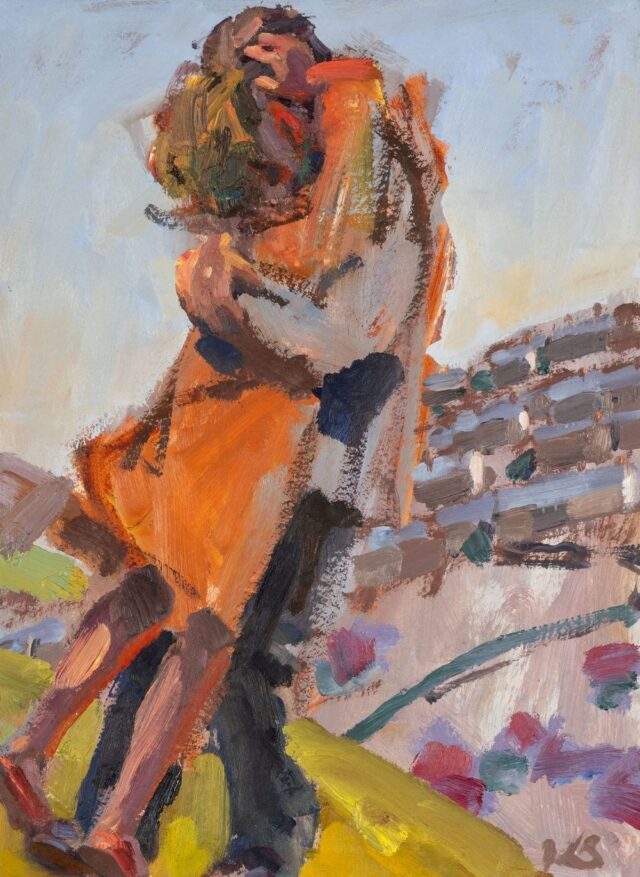 Kevin Sinnott Oil Close Contact SOLD 3700