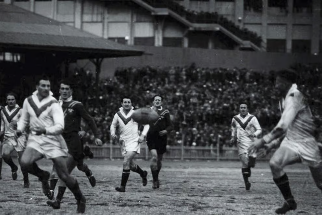 Arthur Bassett in action