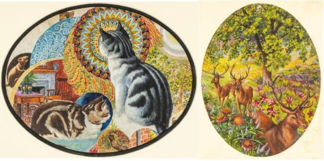 Louis Wain Cats and Deer