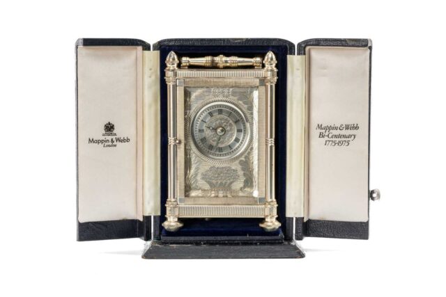 Lot 57 Mappin and Webb Clock