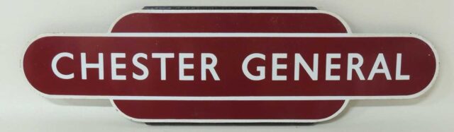 British Railways Chester sign