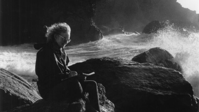 Ray sketching at Marloes c 1980 Photograph estate of Roger Worsley Courtesy of David Phillips