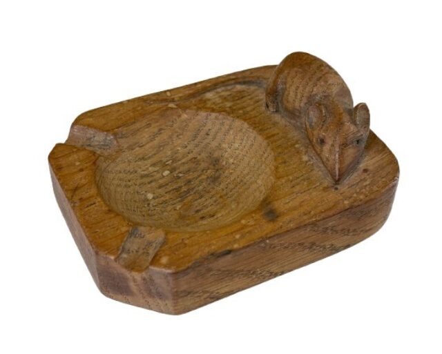 Mouseman ashtray SOLD 110