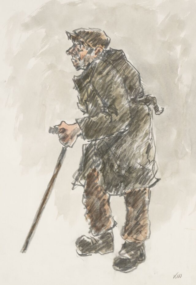 Sir Kyffin Williams RA Pencil and Watercolour SOLD 4600