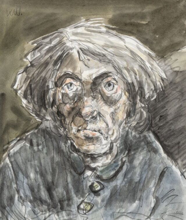 Sir Kyffin Williams RA Watercolour SOLD 4200