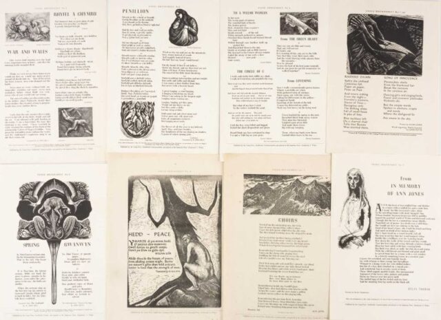 John Petts Caseg Broadsheets