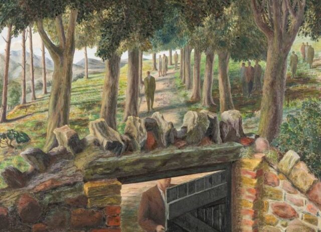 Felicity Charlton 'The Lodge' oil
