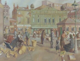 Attributed to Evelyn Dunbar Oil