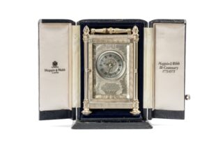 Mappin & Webb Silver Carriage Clock