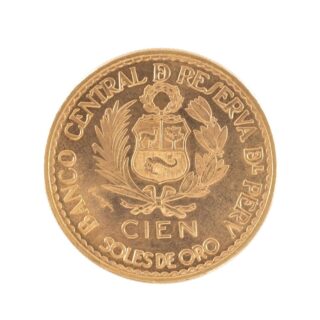 Peru, Gold 100 Soles Coin