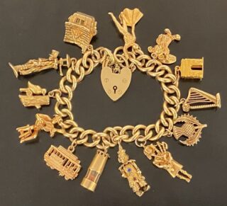 9CT Gold Charm Bracelet