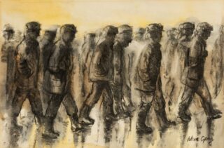 Valerie Ganz Mixed Media 'The Long Track Home'