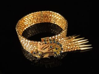 Yellow Gold Mesh Bracelet