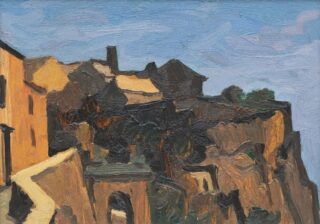 Sir Kyffin Williams RA Oil 'Orvieto'