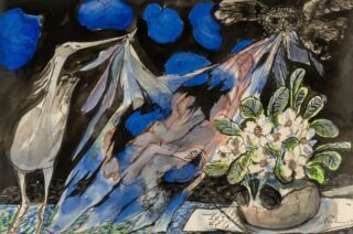 Ceri Richards CBE Mixed Media 'Homage to Dylan Thomas'