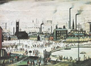 Laurence Stephen Lowry  RBA RA Lithograph