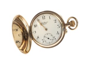 9CT Gold Hunter Pocket Watch