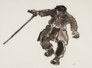 Sir Kyffin Williams RA Ink Wash