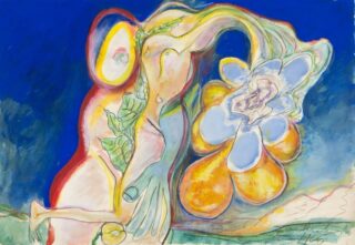 Ceri Richards CBE Mixed Media 'The Broken Rose'