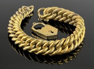 15CT Gold Curb Link Bracelet
