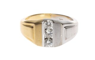 18CT Gold & Diamond Ring