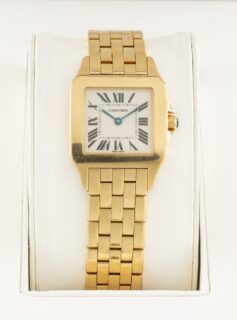 Cartier Santos-Demoiselle 18CT Gold Wristwatch