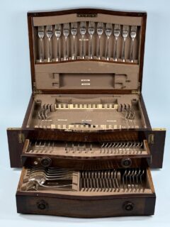 George V Canteen of Silver Cutlery