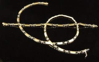 14CT Gold Necklace and Matching Bracelet