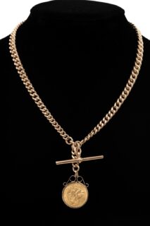 9CT Gold Double Graduated Albert Chain