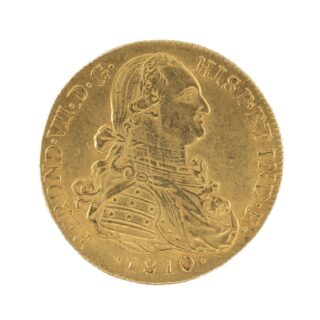 Colombia, Ferdinand VII 8 Escudos Gold Coin