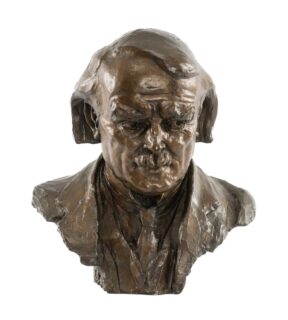 Kathleen Scott Bronze Bust of Rt Hon David Lloyd George