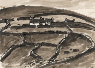 Sir Kyffin Williams RA Ink and Wash