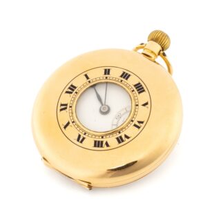 18CT Gold Half Hunter Pocket Watch