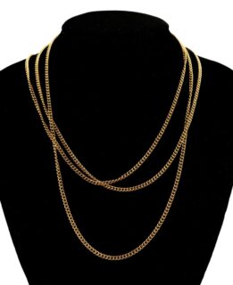 15CT Gold Curb-Link Chain